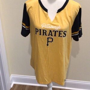 Pittsburgh Pirates Yellow and Black T-Shirt